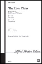 The Risen Christ SAB choral sheet music cover Thumbnail